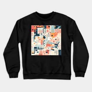 Multicolored inspiration - Abstract Mindset Seamless Pattern Crewneck Sweatshirt